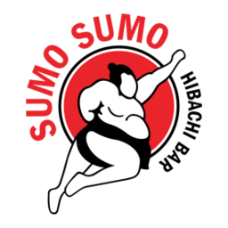 Sumo Sumo Hibachi Bar logo, a sumo wrestler in a red disc